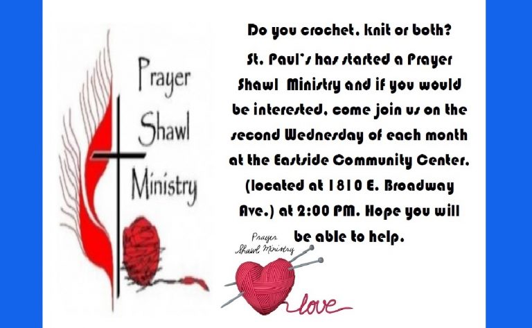 PRAYER SHAW MINISTRY 2nd Wednesday at 2p.m.