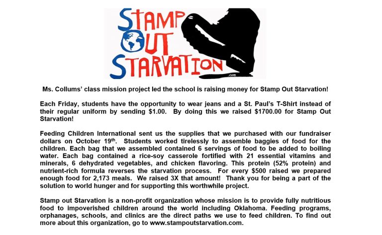 STAMP OUT STARVATION